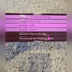 Harold And The Purple Crayon Full Size Hardcover Boxed Set